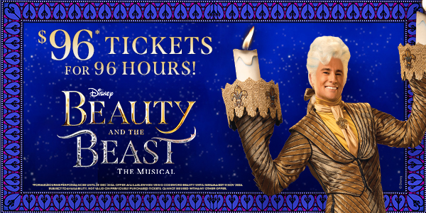 Beauty and the Beast Melbourne Ticket